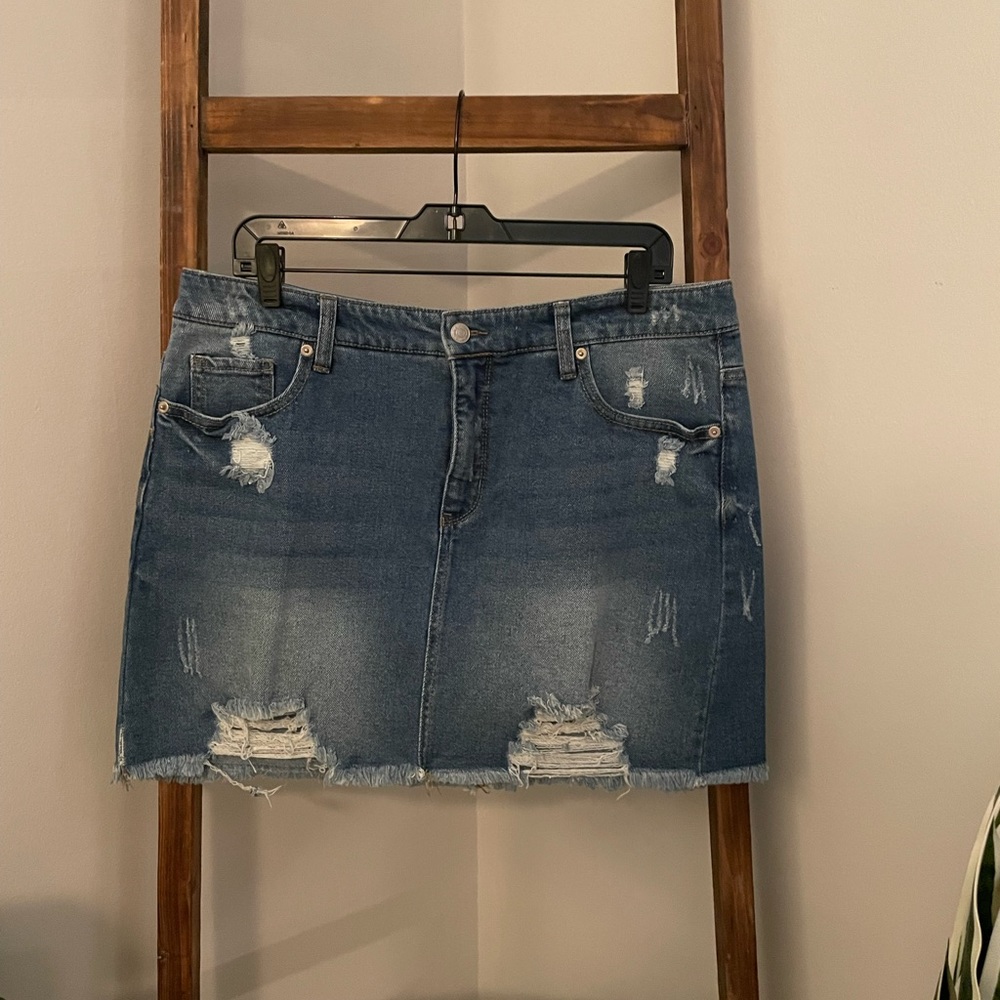Wild Fable Denim Mini Skirt - Size 14